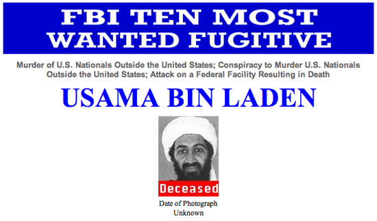 Bin Laden Most Wnated Bin Laden Most Wnated