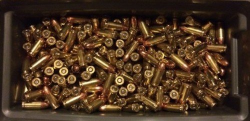 An ammo can of 9mm FMJ.