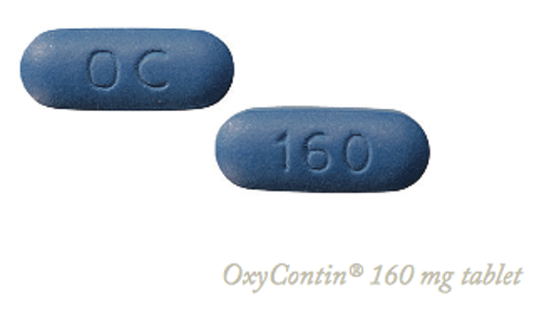 OxyContin ("Oxy"), a Schedule II Controlled Substance, is a common prescription pain killer that is abused and causes impairment (Photo by DEA).