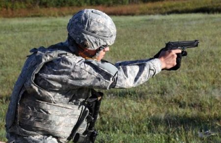 The Beretta M9 has overall served well, but its age is showing (photo by US Army).