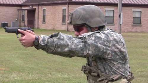 The Army has used variations of the Beretta M9 for 30 years (photo by U.S. Army Marksmanship Unit).