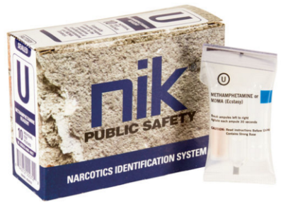 The Safariland NIK test kits are also very popular.