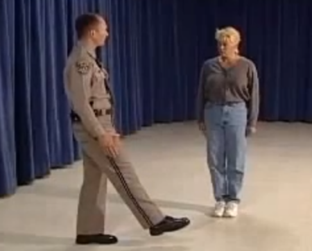 This officer does a good job demonstrating the OLS.