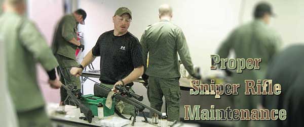 sniper rifle maintenance