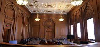 A courtroom of the U.S. 2nd Circuit Court of Appeals.