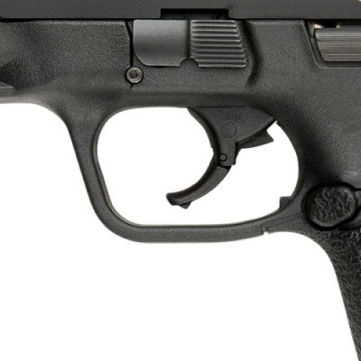 The articulated trigger does have some play in it, but acts as a drop safety as well.