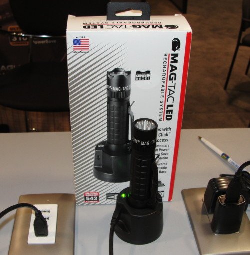 The new Maglite Mag-Tac rechargeable flashlight.