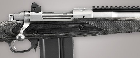 The Ruger Gunsite Scout Rifle has a Mauser style bolt and extraction system.