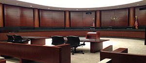A courtroom of the U.S. 8th Circuit of Appeals.