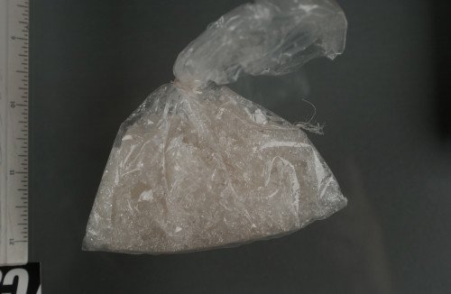 Crystal methamphetamine, sometimes referred to as "Ice".