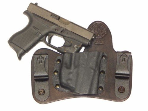 The CrossBreed Mini Tuck for the Glock 42 with LaserLyte laser.