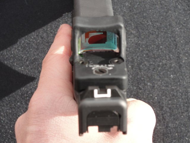 Finding the red dot sight was quick and natural when a proper grip was maintained.