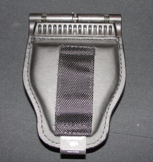 The handcuff case and OC holders have a smaller nylon belt loop.