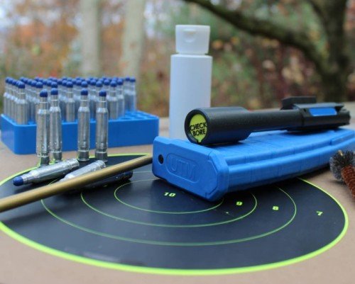 Switching to the safe training UTM CTA is as simple as changing bolt carrier groups.