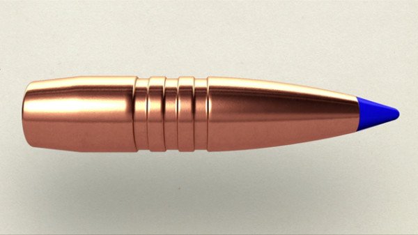 An example of a Barnes ballistic-tipped bullet