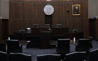 A courtroom of the U.S. 3rd Circuit Court of Appeals