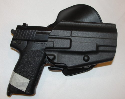 The GLS Pro-Fit with Sig Sauer. The SafariSeven nylon polymer is very sturdy and mark resistant.