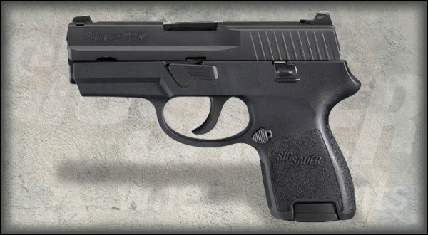 The Sig Sauer P250 Nitron sub-compact .380.