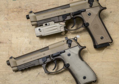 Even with upgrades the Beretta M9 appears to be out. (Picture from ArmyTimes.com)