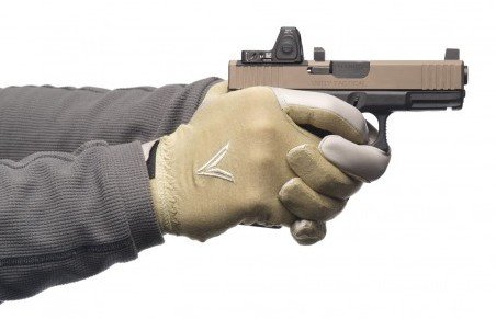 The Velocity Systems Trigger Gloves fit snuggly in a "Second Skin" design.