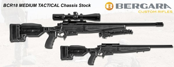 The BCR-18 Medium Tactical Rifle expands on the features of the BCR-17.