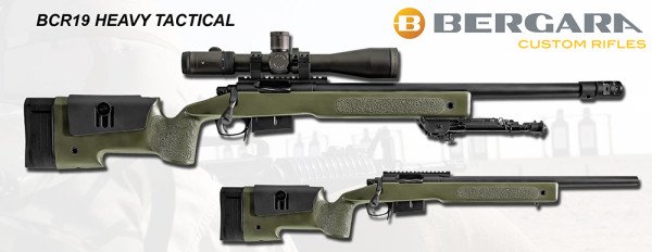 The BCR-19 Heavy Tactical provides shooters a more traditional stock option.