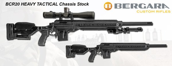 The Bergara BCR-20 Heavy Tactical Rifle is the top of the line offering.