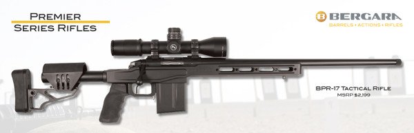 The Bergara BPR-17 Tactical rifle is in their Premier Production line.