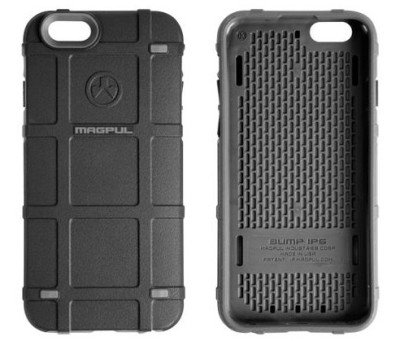 The Magpul iPhone 6 Bump Case has a hard exterior and a shock absorbent interior.