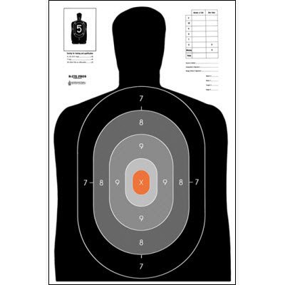 The B-27 training target has been widely used in law enforcement firearms training.