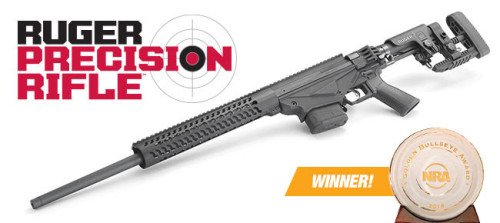 Ruger Precision Rifle - winner of the very prestigious 2015 Golden Bullseye Award for best new rifle.