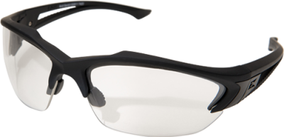 Edge Tactical Acid Gambit come with the option of clear lenses, that are ideal for interior work where ballistic protection is still needed.