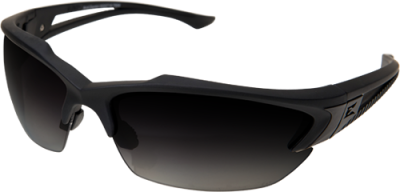 Edge Tactical Acid Gambit polarized lenses reduce light transmission to 14%.