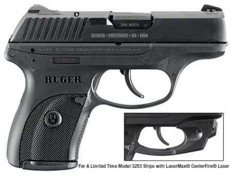 The Ruger LC380 provided just a bit more grip than the LCP.