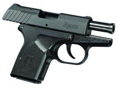 The RM380 has customizable grips to accommodate each shooter's grip.