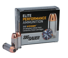 The SIG Sauer Sierra V-Crown bullets will come in 100-round boxes.