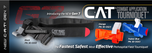 The new G7 CAT tourniquet by North American Rescue.