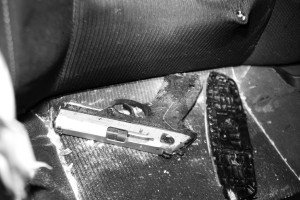 The second pistol carried by the suspect appears to be a Berreta PX4 Storm in 9mm (photo by Seattle PD).