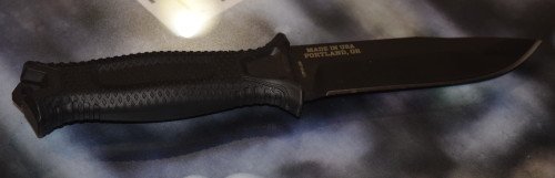 The Gerber Strong Arm fixed blade knife has serious potential.