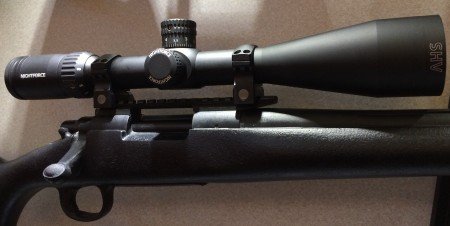 The all new Nightforce SHV 4-14x50 F1 Rifle Scope.