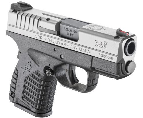 Springfield offers the XDs with an all black finish (as fired), or with the 2-tone stainless steel slide.