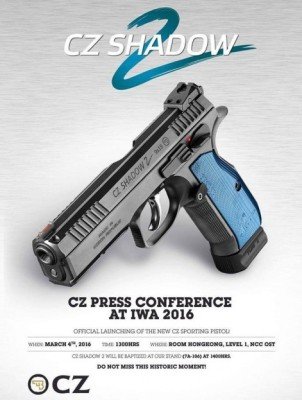 The new CZ Shadow 2 will be officially revealed at the IWA Show next month in Germany (photo by CZ)