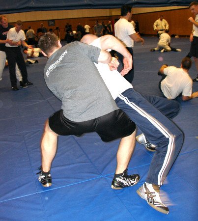 The physicality required for officers to survive on the streets is the very training that PERF wants to minimize (photo by leelofland.com).