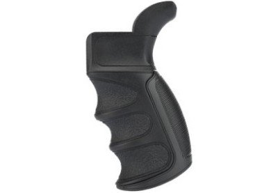 The original Scorpion pistol grip had built-in finger grooves.