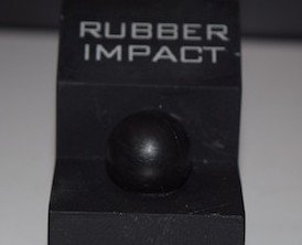 PepperBall also provides rubberized impact projectiles.