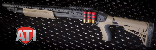 The Mossberg 500 ATI Scorpion is a perfect law enforcement set-up.