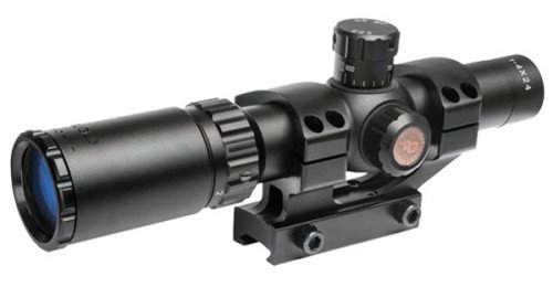 The TRUGLO Tru-Brite 1-4x24mm tactical rifle scope.