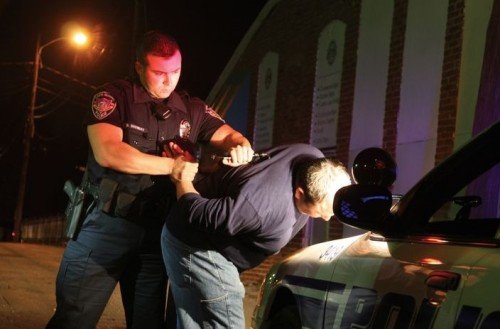 Controlling suspects is critical to officer survival (photo from Pintrest).