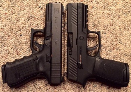 The Sig Sauer P320 Compact is still larger and heavier than the Glock compact pistols.