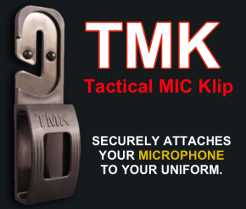 The Tactical Mic Klip is a simple design, but could be a life saver on the streets.
